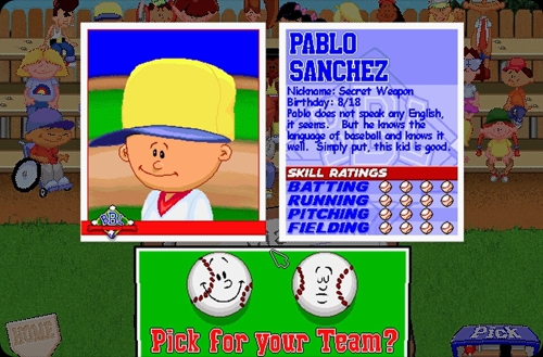 Backyard Baseball Screenshot 1